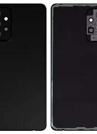 Задняя крышка samsung a528 galaxy a52s 5g с стеклом камеры, черный