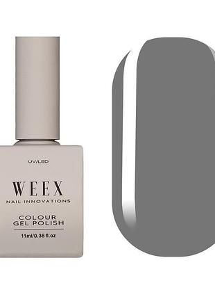 Гель-лак weex 614 (сірий, емаль), 11ml
