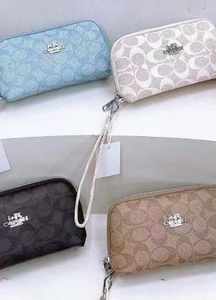 Маленькая сумка coach, сумка для телефона coach, барсетка для телефона, сумка коач, кошелек coach
