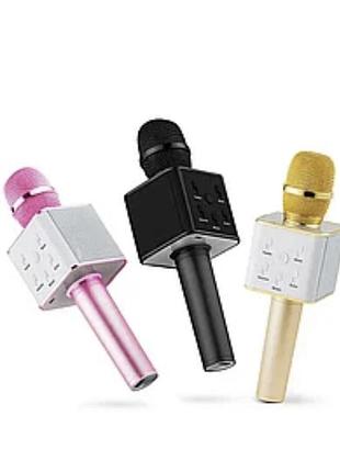 Караоке мікрофон bluetooth q7, usb, mp3