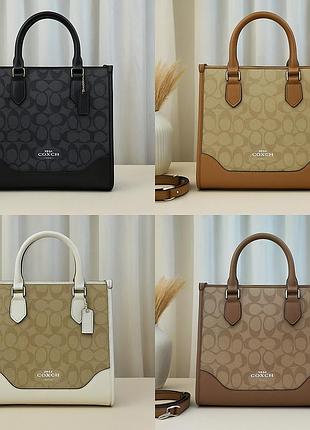 Женская сумка coach, сумка коач, сумка шоппер, модная сумка, офисная сумка, shopper, шопер