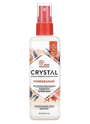 Минеральный дезодорант спрей crystal mineral deodorant spray pomegranate 118 мл