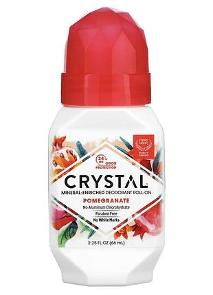 Минеральный шариковый дезодорант crystal pomegranate 66 мл