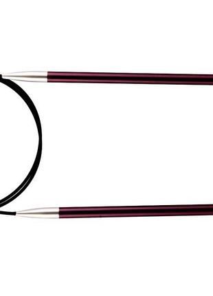 Спиці кругові zing knitpro, 80 см, 6.00 мм, 47133
