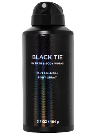 Парфюмированный спрей для тела для мужчин bath & body works black tie body spray 104 г