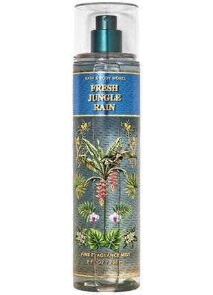 Парфюмированный спрей для тела bath & body works fresh jungle rain mist 236 мл