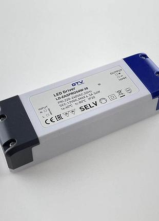 Трансформатор gtv led pro 12v 16w для светодиодного светильника