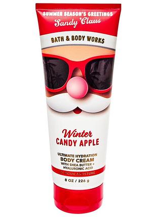 Парфюмированный крем для тела bath & body works winter candy apple body cream 226 г