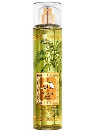 Парфюмированный спрей для тела bath & body works waikiki beach coconut mist 236 мл