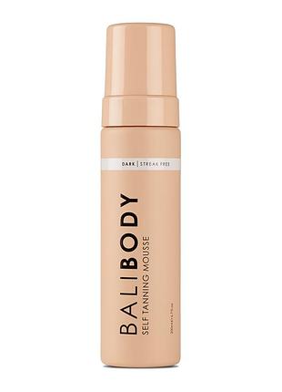 Мусс-автозагар тёмный bali body self tanning mousse dark 200 мл