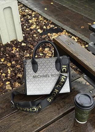 Женская сумка michael kors, сумка майкл корс, брендовая сумка, модная сумка, офисная сумка серый
