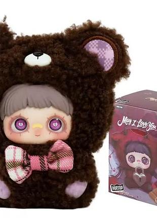 Пушистая фигурка на подвесе hc031 pop top hi toy серии "maymei" - люблю теб (в дисп., в ас.)