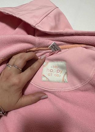 Яскрава куртка softshell для дівчинки 3
