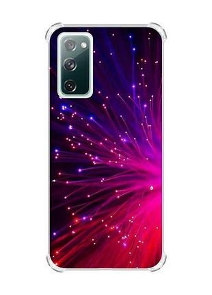 Чохол з потовщеними кутами на samsung galaxy s20 :: салют (принт 98)