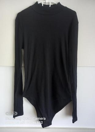 Молодежное коттоновое боди h&amp;m внизу на кнопки
