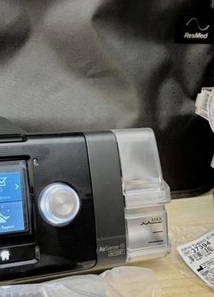 Авто сіпап resmed 10 autoset, лікування храпу та апноє, cpap, біпап