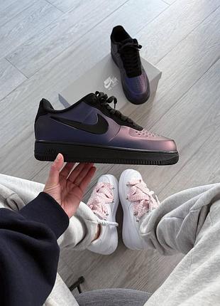 Шикарные кроссовки nike air force 1 foamposite pro court purple