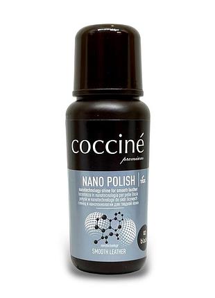 Черная крем-краска полироль для гладкой кожи сoccinе nano-polish 75 мл