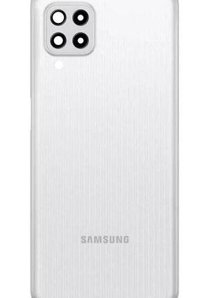 Задняя крышка samsung m225 galaxy m22 2021 с стеклом камеры, белый
