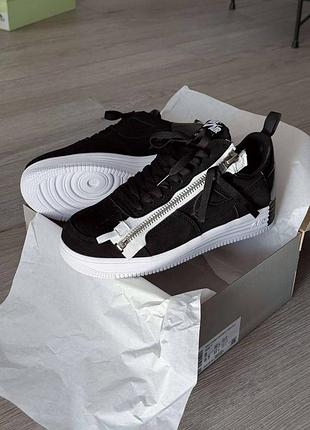 Топовые кроссовки nike lunar force 1 low acronym black white