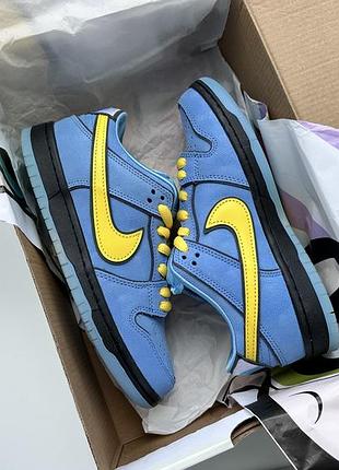 Коосівки nike sb dunk low blossom x на the powerpuff girls bubbles fz8320-400
