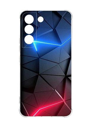 Чохол із потовщеними кутами на samsung galaxy s22 :: рельєфний фон (принт 36)