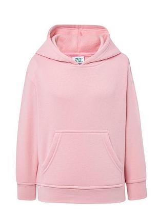 Детская кенгурушка толстовка с капюшоном jhk kid kangaroo unisex sweatshirt розовый, 9-11