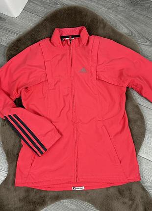 Жіноча оригінальна бігова вітровка трансформер adidas
