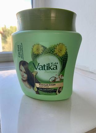 Vatika маска 450 мл с кактусом и чесноком от выпадения волос 500мл египет
