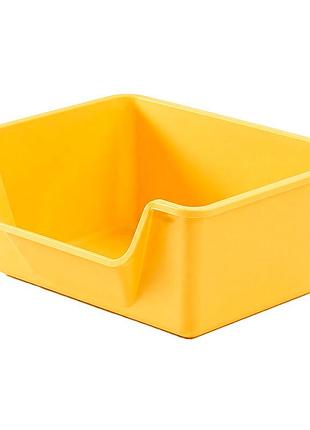 Туалет лоток для кошек с лопаткой taotaopets 262207-50 yellow 5шт