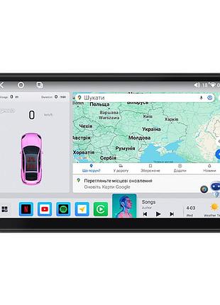 Магнитола lesko совместима с fiat tipo 356 ver. 2 2015-2020г 9" 4/64 qled carplay 4g wi-fi gps 360 prime 2шт
