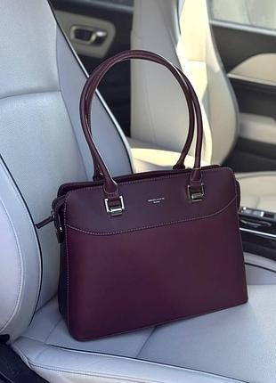 Сумка david jones см5329 бордовий