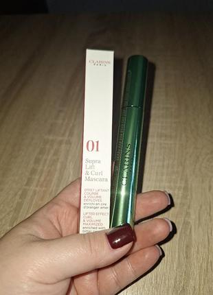 Тушь для ресниц clarins supra lift&curl mascara