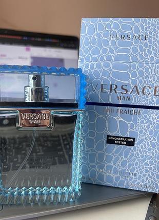 Чоловіча туалетна вода versace man eau fraiche edt 100ml tester