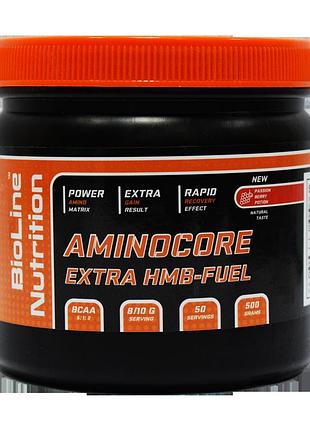 Амінокислоти bcaa 5:1:2 aminocore 0,5 кг bioline nutrition