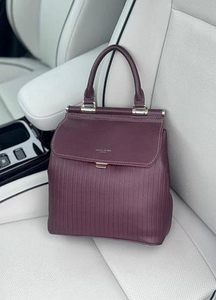 Рюкзак david jones 6131-2 бордовий