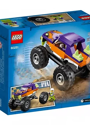Конструктор lego city вантажівка-монстр
