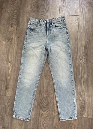 Жіночі джинси голубі mom fit 34 sinsay