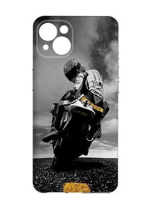 Чехол с защитой камер на iphone 15 plus :: мото (принт 69)