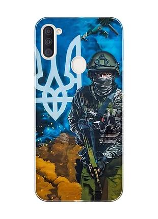 Чохол на samsung galaxy a11 :: військовий (патріотичний принт 349)