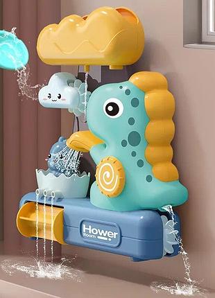 Игрушка для ванны веселый дракоша happy dinosaurs, velice
