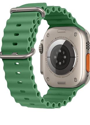 Ремешок к часам apple watch 42/44/45 мм зеленый