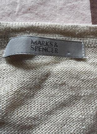 M&s чоловічий лонгслів із льону 4