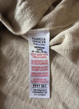 M&s чоловічий лонгслів із льону 6