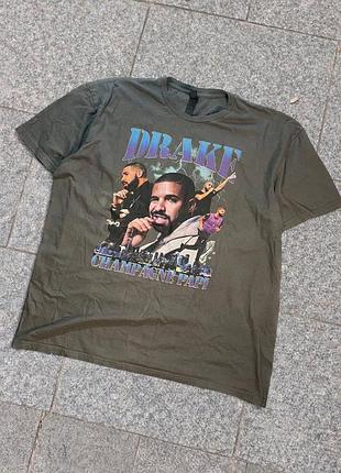 Футболка мерч дрейк drake merch champagne papi xl
