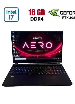 Игровой ультрабук б-класс gigabyte aero 15 oled yc / 15.6" (3840x2160) oled / intel core i7-10850h (6 (12) ядер по 2.7 - 5.1 ghz)