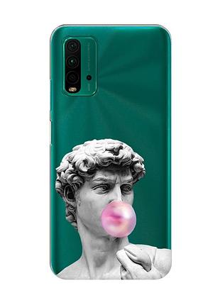 Прозорий чохол на xiaomi redmi 9t :: скульптура (принт 352)