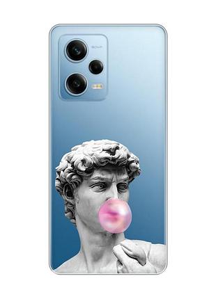 Прозрачный чехол на xiaomi redmi note 12 5g :: скульптура (принт 352)