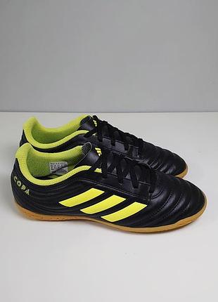 Футзалки, кроссовки adidas copa tango 19.4 in d98095 black/lemon/gum 37 г. оригинал