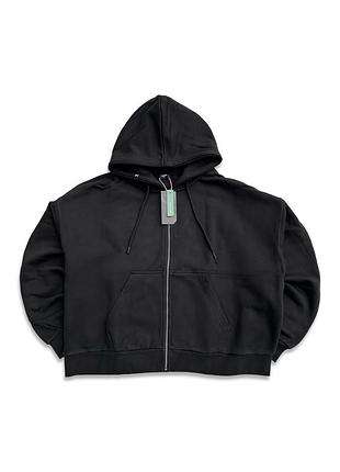 Зіп худі cropp zip hoodie кроп кофта світшот зіпка сіра sweatshirt